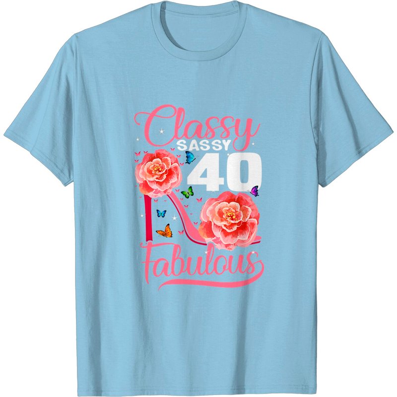 Fabulous And Forty T-Shirt for Men - 40th Birthday Gift