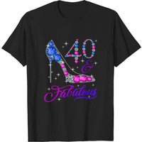 T-shirt Fabulous And Forty pour le 40e anniversaire des hommes — T-shirts pour hommes