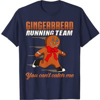 T-shirt Gingerbread Man Running pour hommes — T-shirts pour hommes