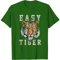 Easy Tiger Distressed Graphic T-Shirt for Men