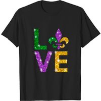 T-shirt pour hommes I Love Mardi Gras — T-shirts pour hommes