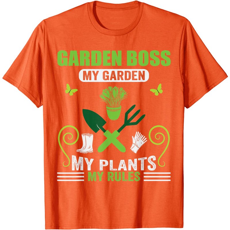 T-shirt Garden Boss pour hommes en noir — T-shirts pour hommes