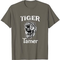 T-shirt Distressed Maître de Cirque Tigre Amusant pour Hommes