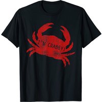 Crab Lover Sea T-Shirt for Men in Black