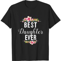 Daughter Ever Floral Design T-shirt
