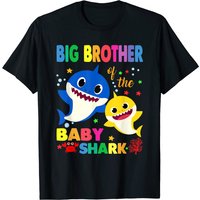 T-shirt Big Brother Baby Shark pour hommes — T-shirts pour hommes