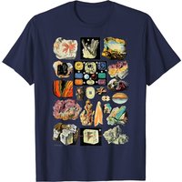 T-shirt Crystal Minéraux Gemmes Cristaux Collecte de Roches pour Hommes — T-shirts pour hommes