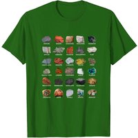 T-shirt Crystal Ores Minéraux Gemmes et Cristaux pour Hommes — T-shirts pour hommes
