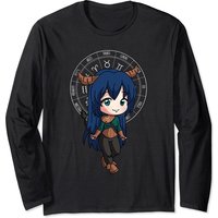 T-shirt à manches longues Horoscope Taureau avec fille anime