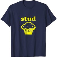 T-shirt Stud Muffin pour hommes en noir