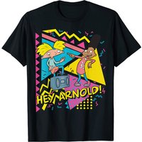 T-shirt Hey Arnold Nickelodeon Affiche de Fête des Années 90 pour Hommes