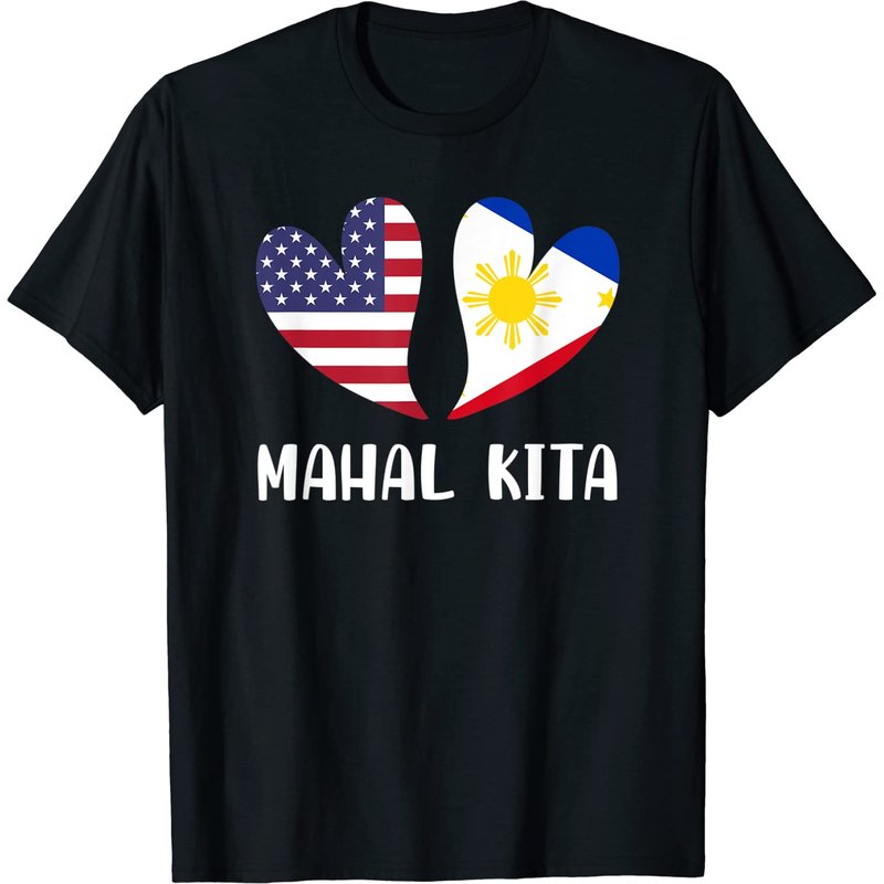 T-shirt Mahal Kita pour Hommes - Amoureux Filipinos Américains — T-shirts pour hommes