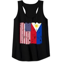 Débardeur Philippines USA Flag Filipino American Loves Pilipinas