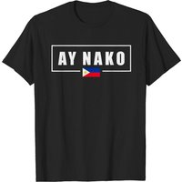 T-shirt Ay Nako Philippines pour hommes en noir