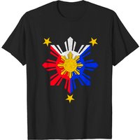 T-shirt Sun Drapeau Philippin pour Hommes — T-shirts pour hommes