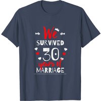 T-shirt Anniversaire Pour Couples 30e Anniversaire de Mariage pour Hommes — T-shirts pour hommes