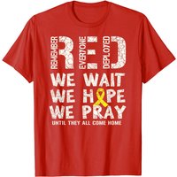 Remember Everyone Deployed Red Friday Military T-Shirt for Men