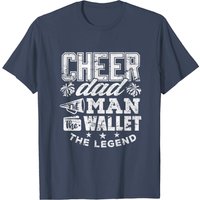 Cheerleader Dad T-Shirt for Men - Funny Graphic Tee
