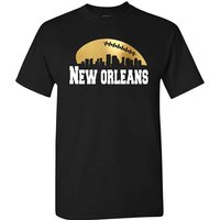 New Orleans Football Skyline Shirt for Men