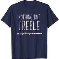 Flute T Shirt Funny Marching Band Apparel for Men — Mens T Shirts