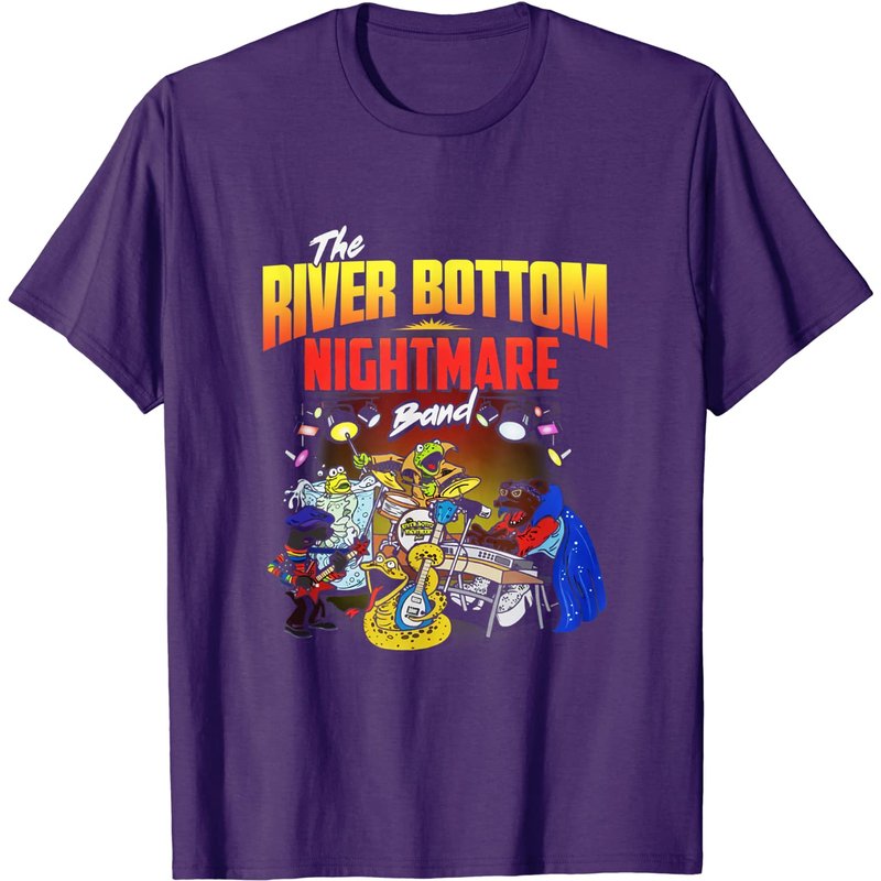 T-shirt pour hommes River Bottom Nightmare Funny Jug Band Christmas — T-shirts pour hommes