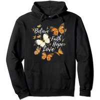 Hoodie Papillon Croyez Amour Papillon Monarque