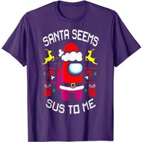 T-shirt vintage de Noël Among Us pour hommes — T-shirts pour hommes