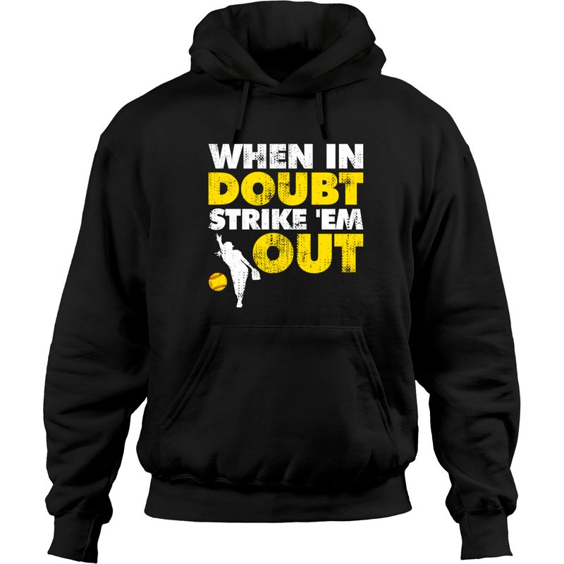 Hoodie Pullover Humoristique de Lanceur de Softball Fastpitch — Sweats à capuche pour hommes