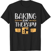 T-shirt Bakers Baking Is My Therapy pour hommes — T-shirts pour hommes