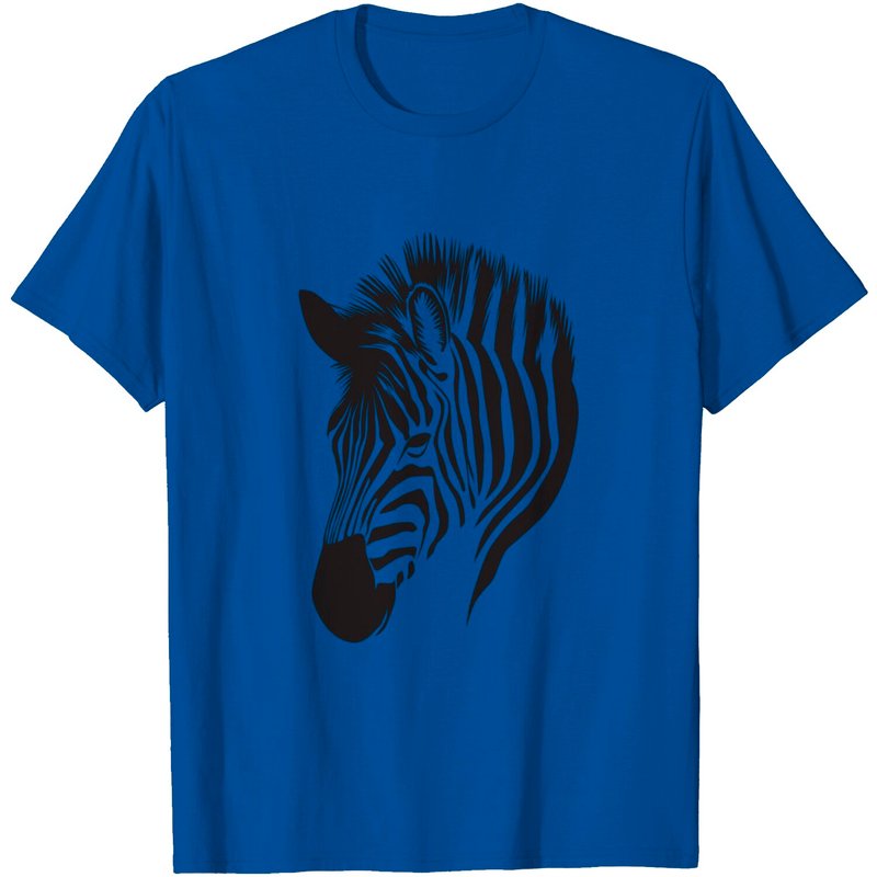 T-shirt Zebra Cool Mountain Zebra pour hommes — T-shirts pour hommes
