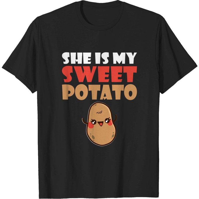 T-shirt She Is My Sweet Potato pour hommes — T-shirts pour hommes