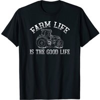T-Shirt Tractor Farm Life Is The Good Life pour Hommes — T-shirts pour hommes