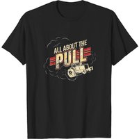 T-shirts de Tractor Pulling pour hommes en noir