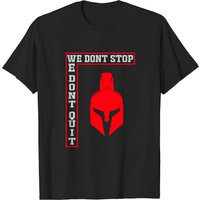T-shirt Art Spartan pour hommes - Noir