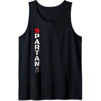 Spartan Art Tank Top for Men - Black