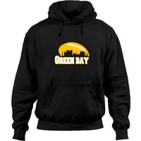 Hoodie Sweatshirt Skyline de Football Green Bay — Sweats à capuche pour hommes