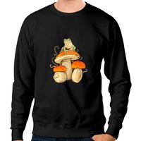 Sweatshirt Unisexe Frog And Mushrooms — Sweats à capuche pour hommes