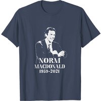 Norm Macdonald 1959-2021 Thank You The Memories T-Shirt for Men