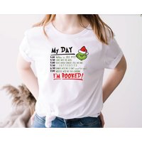 T-shirt de Noël Grinch My Day I'm Booked pour hommes — T-shirts pour hommes
