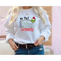 Grinch My Day I'm Booked Sweatshirt pour Unisexe — Sweats à capuche pour hommes