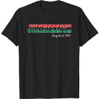 T-shirt pour hommes Juneteenth Day Freedom Party Drapeau Pan-Africain