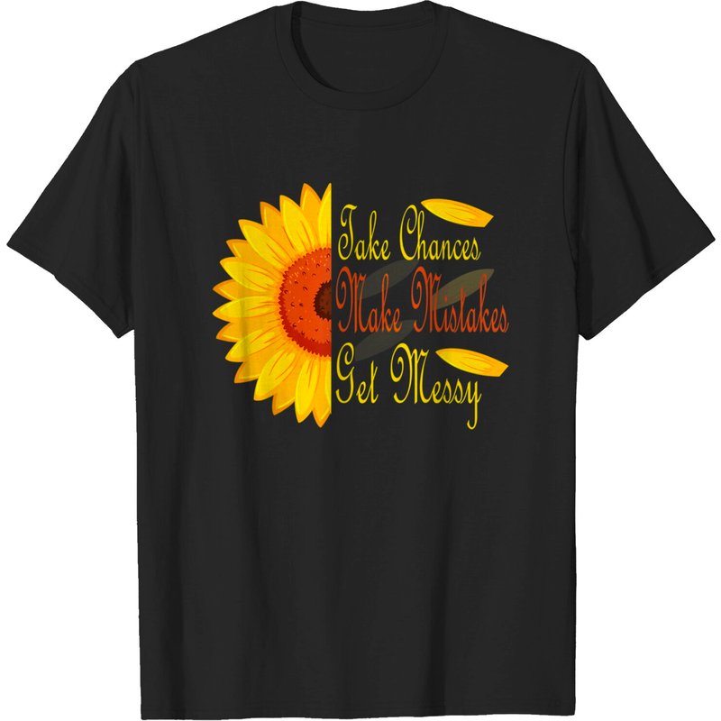 T-shirt Prenez des risques, faites des erreurs, devenez désordonné pour hommes — T-shirts pour hommes