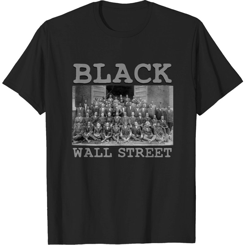 T-shirt Black Wall Street pour le Mois de l'Histoire des Noirs — T-shirts pour hommes