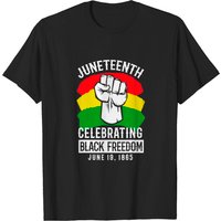 Celebrating Black Freedom Juneteenth T-Shirt for Men