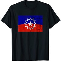 Juneteenth Flag T Shirt - Distressed for Men