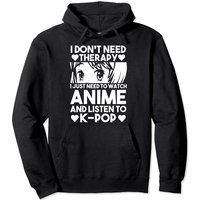 Hoodie Kpop I Thérapie Anime Et Écouter K-pop — Sweats à capuche pour hommes