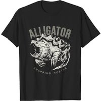 T-shirt Design Vintage Tortue Alligator Pour Hommes — T-shirts pour hommes