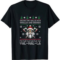 T-shirt Decks The Halls With Skulls And Bodies pour hommes — T-shirts pour hommes