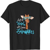 Just A Girl Who Loves Giraffe T-shirt pour hommes — T-shirts pour hommes