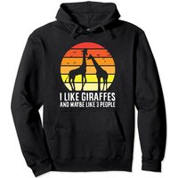 I Like Giraffes And Maybe Like 3 People Sweat à Capuche — Sweats à capuche pour hommes